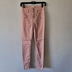 Light Pink No Boundaries High Waisted Jeans